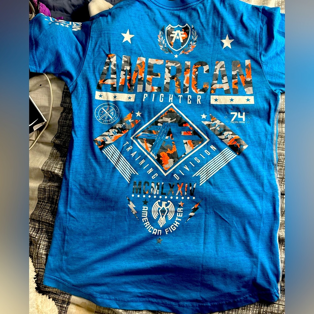 Buckle American fighter short sleeve shirt